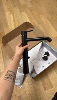 KIELLE umyvadlová baterie černa 2 kusy