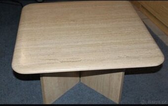 Konfereční stolek travertin