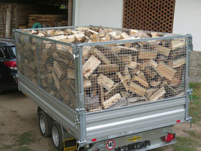 Suché palivové dřevo měkké, tvrdé olše jasan akát - 1