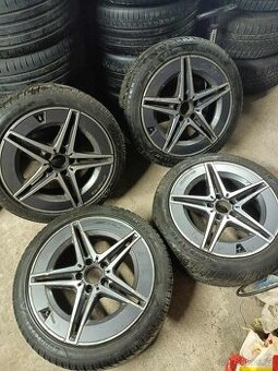 ❄️zimné orig. AMG Mercedes 5x112 R18 pneu dvojrozmer