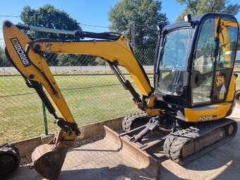 JCB 8026 - stroj z provozu, nové pásy