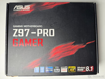 Herní set ASUS Z97 + i5-4690K (Odemčený) + 16GB RAM