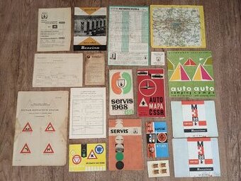 Staré letáky, mapy a doplňky do veteránů