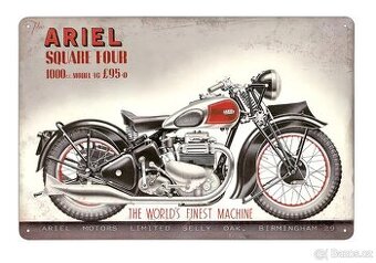plechová cedule - Ariel: The World's Finest Machine