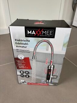 Baterie s elektrickým ohřevem vody Maxxmee nerezová ocel