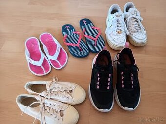 komplet za 50 Kč - 5x dívčí obuv vel. 38-39