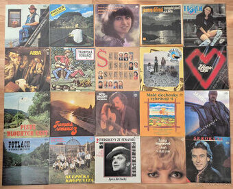 Gramofonové desky z cca 70. let a novější
