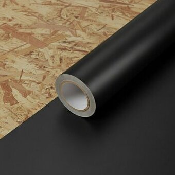 Samolepicí tapeta černá matná (45 cm) – kód 0022S
