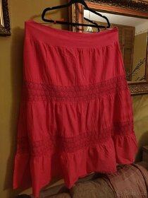 Sukně značky Blancheporte v růžové barvě 7XL / 54
