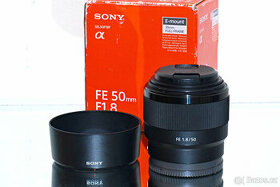 Sony 50mm f/1,8 FE TOP STAV