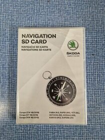 Navigační SD karta pro vozy Škoda