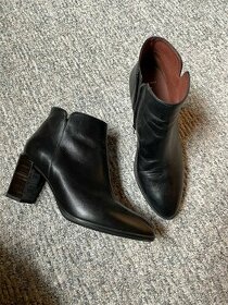 Dámské kožené boty - 1