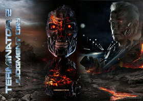 T 800 Battle Damaged Art Mask (Terminator 2) - 1