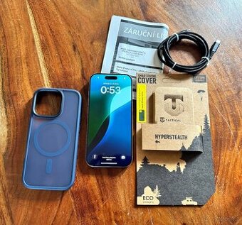 Apple iPhone 16 PRO 128 gb, ZÁRUKA, přírodní titan
