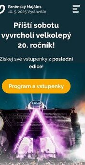 BRNO MAJALES VSTUPENKY