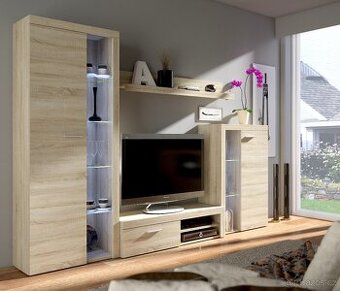 Obývací stěna dub sonoma 270cm