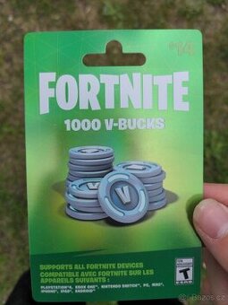 Prodám V-Bucks Card v hodnotě 1000 V-Bucks