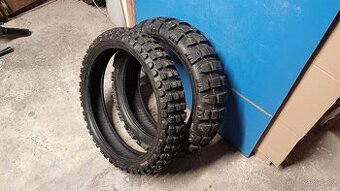 Prodám pneumatiky Mitas Enduro Trail B19 20/70, B17 170/60 - 1