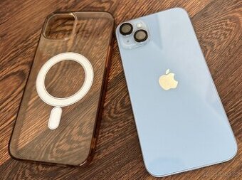 iPhone 14 PLUS 256GB Blue, pěkný stav, záruka - 1