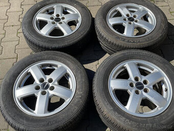 Alu kola Borbet 5x100 6J et38 195/65 R15 letní sada