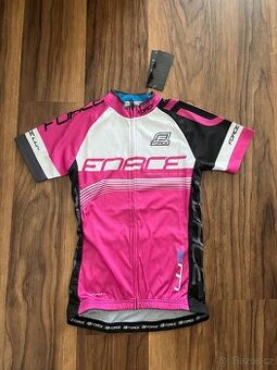Cyklodres cyklistický dres na kolo Force Lux