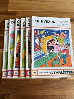 Sada Čtyřlístků 150-159 z roku 1988 (chybí 153,155, 156,158)