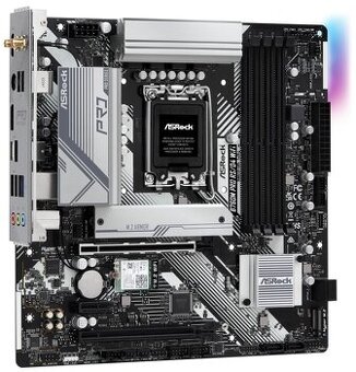 ASRock B760M PRO RS/D4 WIFI / Intel B760 / LGA1700 / 4x DDR4