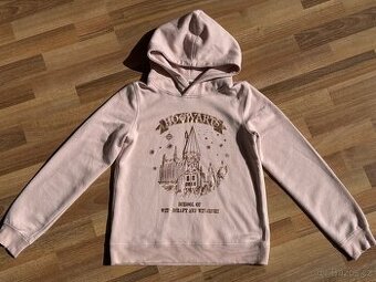 Dívčí mikina s kapucí vel. 158/164, zn. H&M - 1