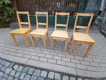 4 židle starší židle IKEA