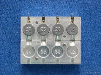 Forma na olůvka PENÍZEK 15+20+25+30gr