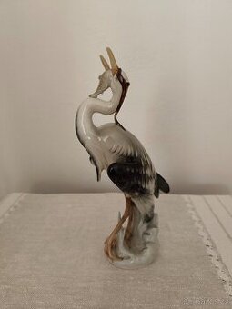 Royal dux vták porcelánová soška 30 cm