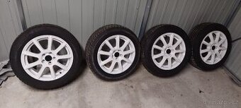 Alu 5x100R16 pneu 205/55 R16 - 1