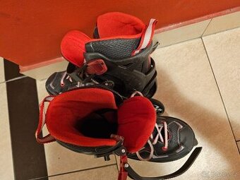 Inline 32-35 Oxelo z Decathlonu - rostoucí brusle