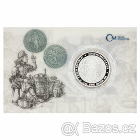 Stříbrná mince Tolar - ČR 2023 proof číslovaný