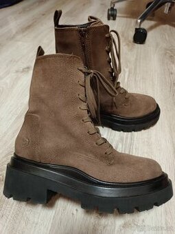 Dámské kožené boty Bugatti, 38, top stav