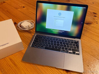 Mac BookAir M1, 16 GB RAM, 256 GB, perfektní stav