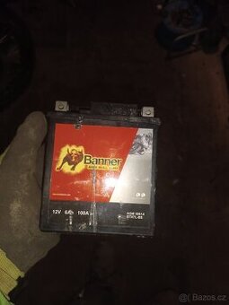 Moto baterie banner 12v 6ah 100a