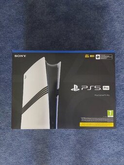 Playstation 5 pro, nová,  nepoužitá, plná záruka  24 měsíců