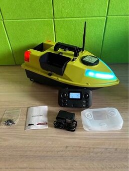 zakrmovací loď s GPS, silná baterie