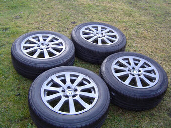 4XLETNÍ HLINÍKOVÁ KOLA ŠKODA SCALA,KAMIQ 205/ 60 R 16 ...TOP