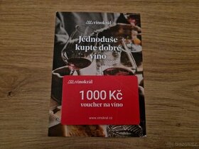 Poukaz na víno 1000 Kč vinokral.cz