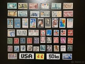 poštovní známky / USA  č.1  50ks
