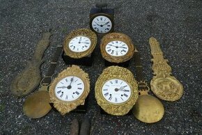 Comtoisse starožitné francouzské hodiny bití kyvadlo stroj - 1