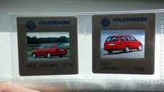 2x foto diapozitiv VW Volkswagen Golf 3 Variant