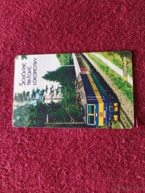 Telefonní karta telecard - současné traťové lokomotivy