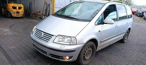 VW Sharan 4-motion 1.9tdi 85kW AUY barva LA7W rv. 2004 face