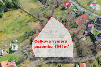 Prodej pozemku k bydlení, 1941 m², Ždírec