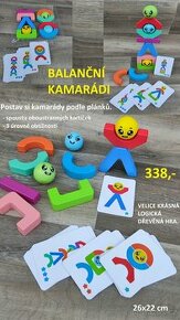 Dřevěné montessori naučné hry a pomůcky - 1