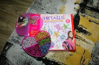 Korálky metalické
