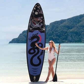 Surfboard Black Dragon SUP PaddleBoard nafukovací 350x83x15c